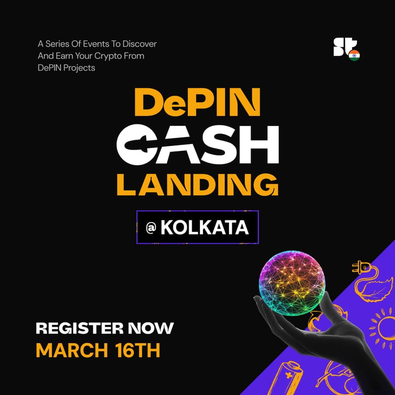 Cover Image for DePIN Cash Landing - Kolkata