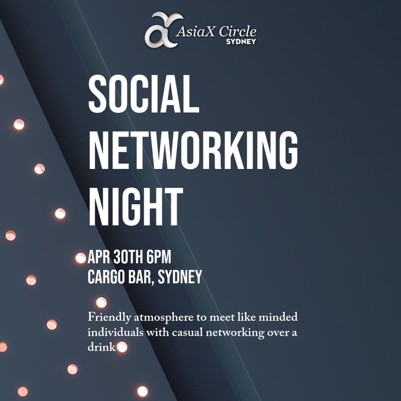 Cover Image for AXC Connect: Social Networking Night SYD