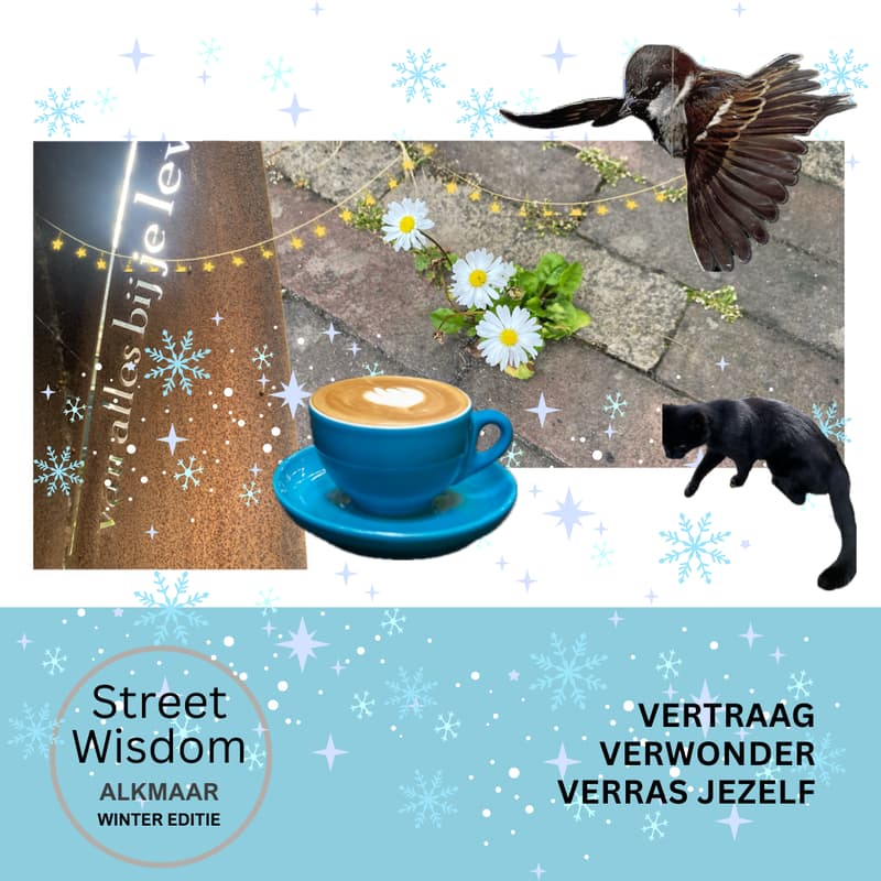 Cover Image for In-Person Street Wisdom Walkshop in Alkmaar, The Netherlands, Friday 12th December 2025, 2pm CEST (90 mins)