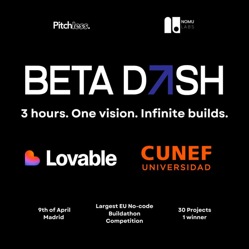 Cover Image for BETA DASH × Lovable × CUNEF