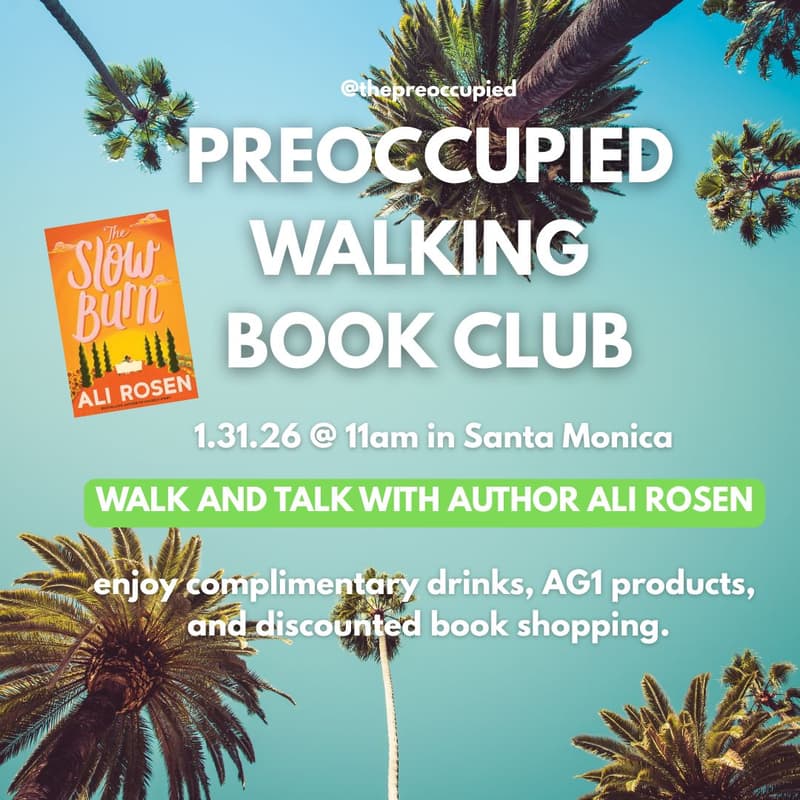 Cover Image for Preoccupied Walking Book Club with Ali Rosen