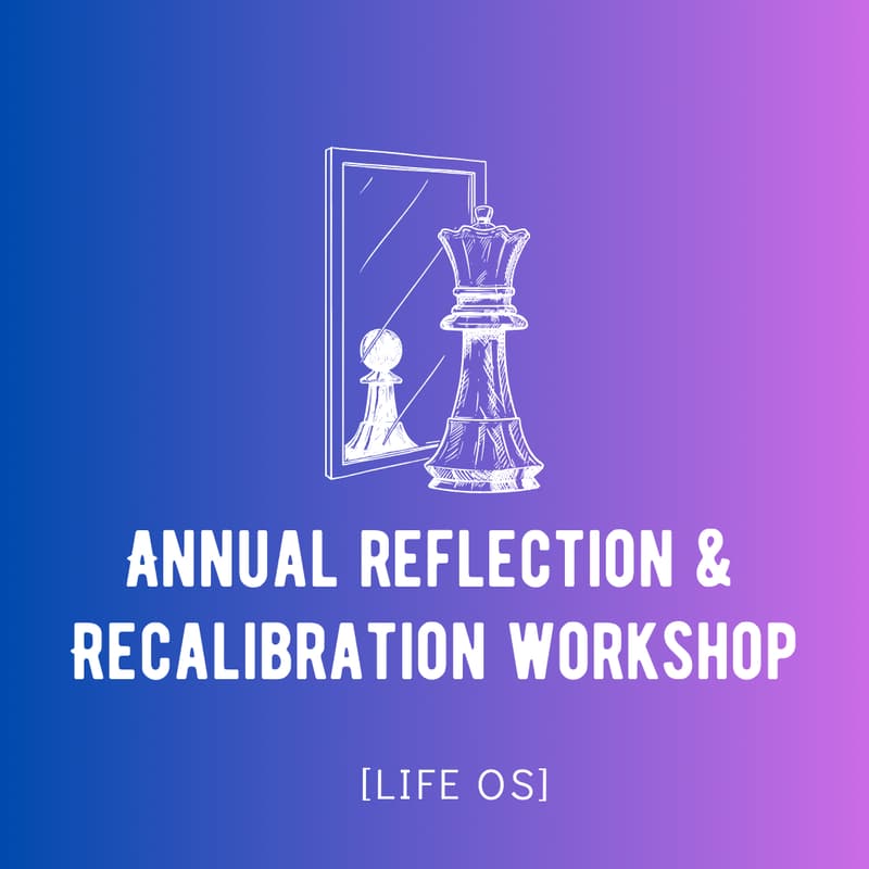 Cover Image for Annual Reflection & Recalibration [LifeOS]