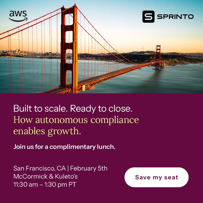 Cover Image for Founder’s Playbook for the Next Growth Phase - An AWS X Sprinto Gathering