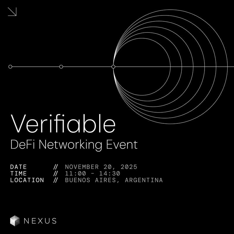 Cover Image for Verifiable: DeFi Networking Event w/ Nexus Labs