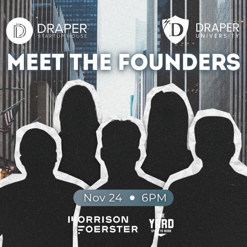 Cover Image for Meet the Founders - Draper Founders Program NYC ๐บ๐ธ