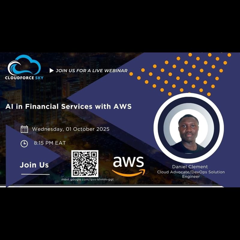 Cover Image for AI in Financial Services with AWS - Daniel Clement