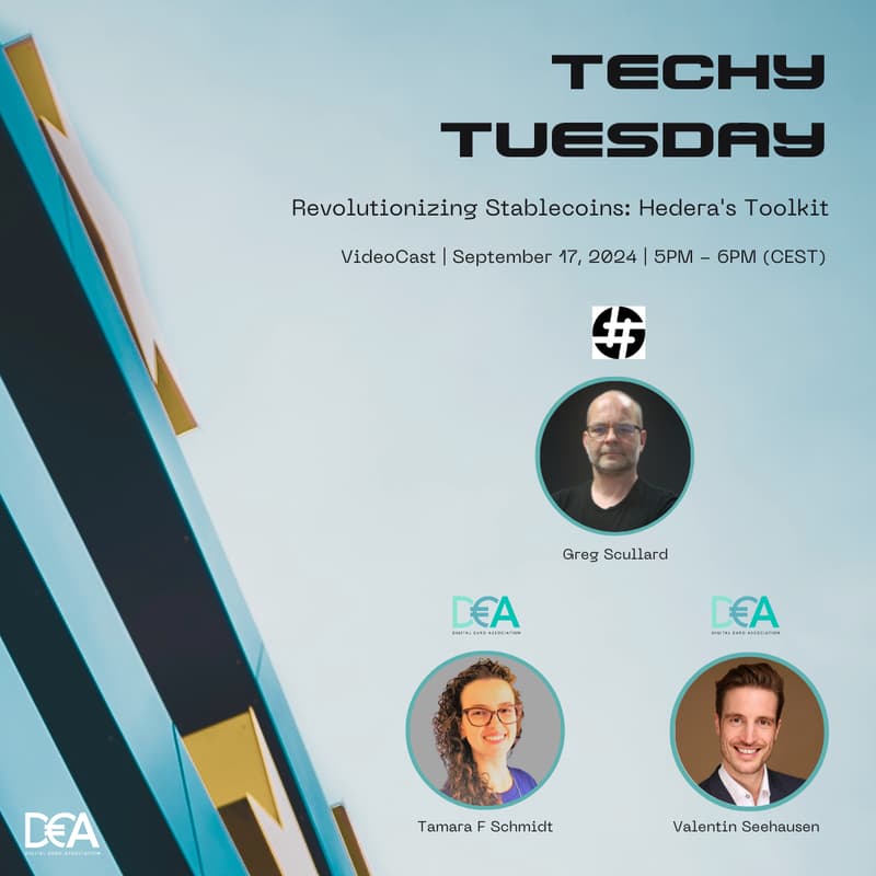 Cover Image for DEA Techy Tuesday | Episode 7 - Revolutionizing Stablecoins: Hedera's Toolkit