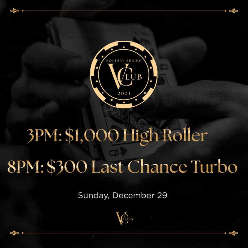 Cover Image for $500 Main Event Flight B $10K GTD | $1K High Roller