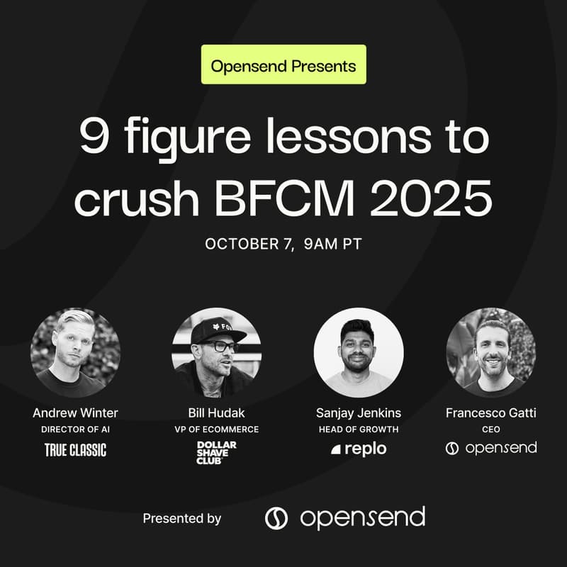 Cover Image for 9 Figure Lessons To Crush BFCM 2025