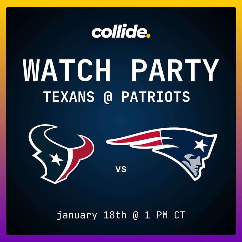Cover Image for Texans vs Patriots Watch Party
