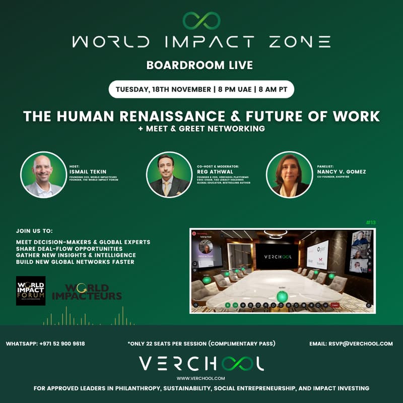 Cover Image for World Impact Zone - Boardroom Live # 13 | The Human Renaissance & Future of Work