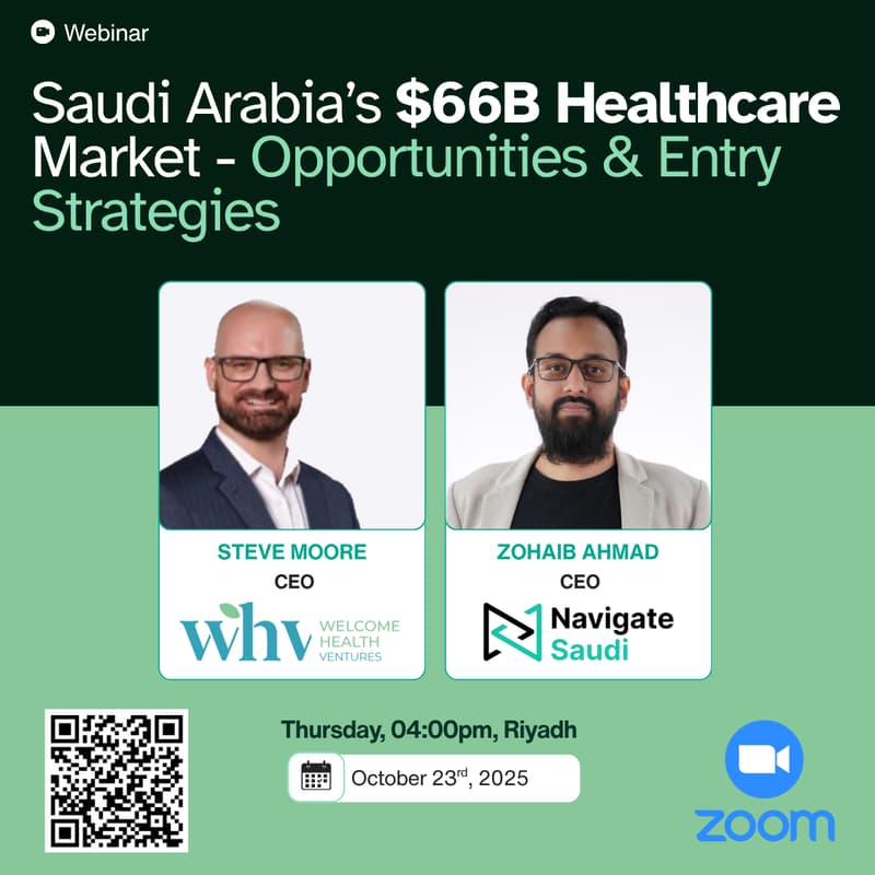 Cover Image for Saudi Arabia’s $66B Healthcare Market: Opportunities & Entry Strategies