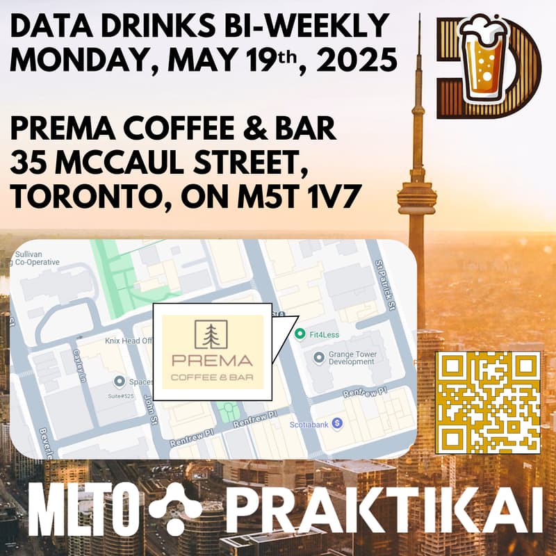 Cover Image for Data Drinks Bi-Weekly [TORONTO]