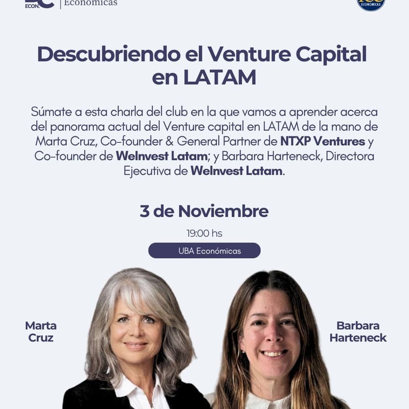 Cover Image for Charlas de Venture Capital: Marta Cruz en Económicas