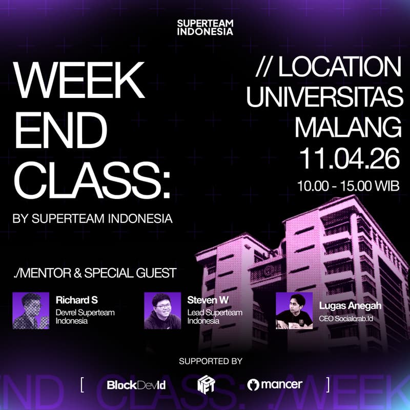 Cover Image for Superteam Campus Weekend Class #7