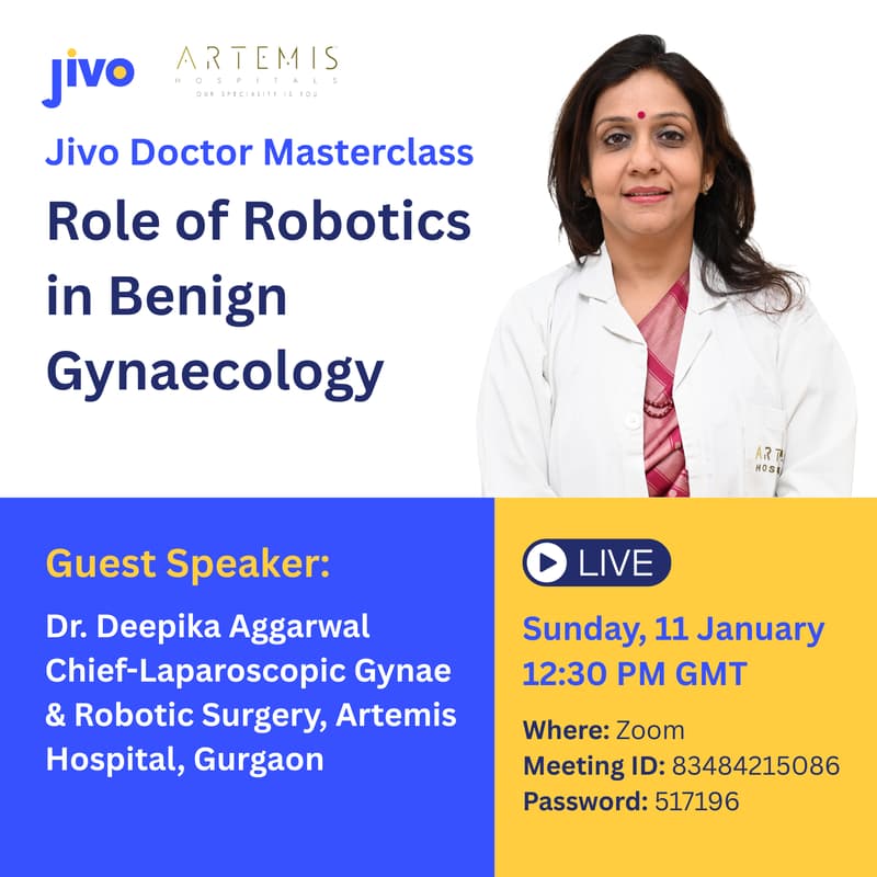 Cover Image for Jivo Masterclass | Role of Robotics in Benign Gynaecology