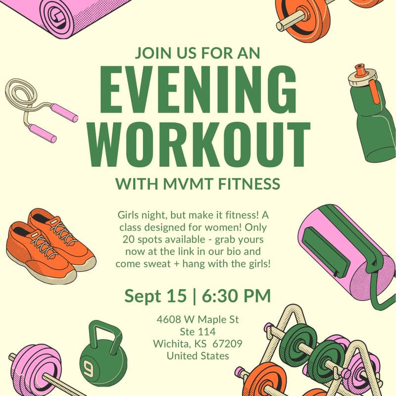 Cover Image for MVMT FITNESS - 20 Spots!