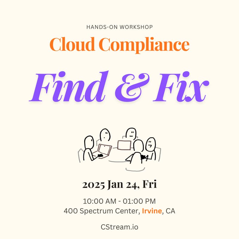 Cover Image for Find & Fix: AWS Security and Compliance Hands-on Workshop in Orange County