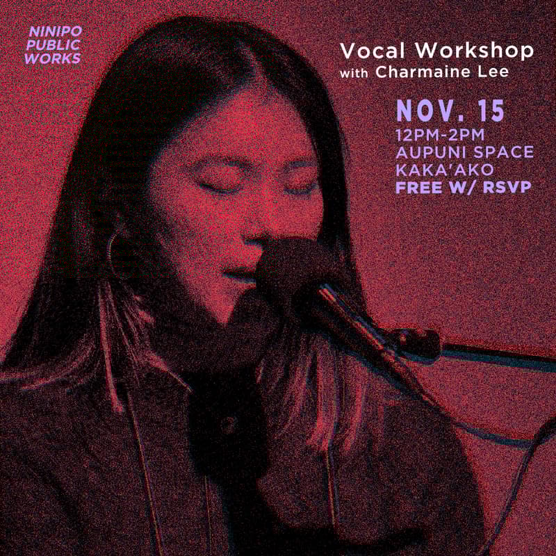 Cover Image for Charmaine Lee VOCAL WORKSHOP