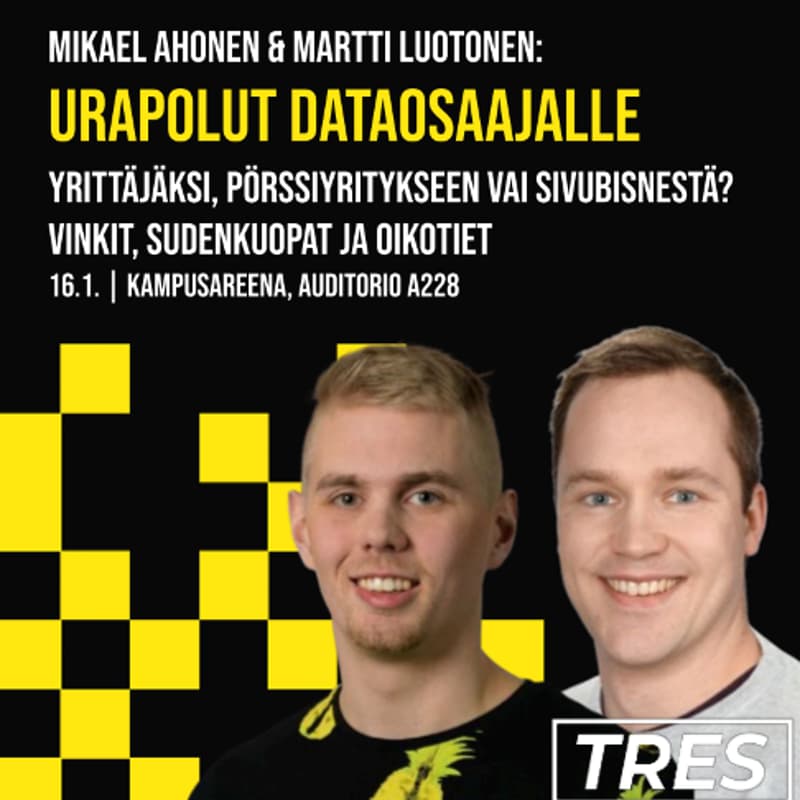 Cover Image for Urapolut dataosaajalle