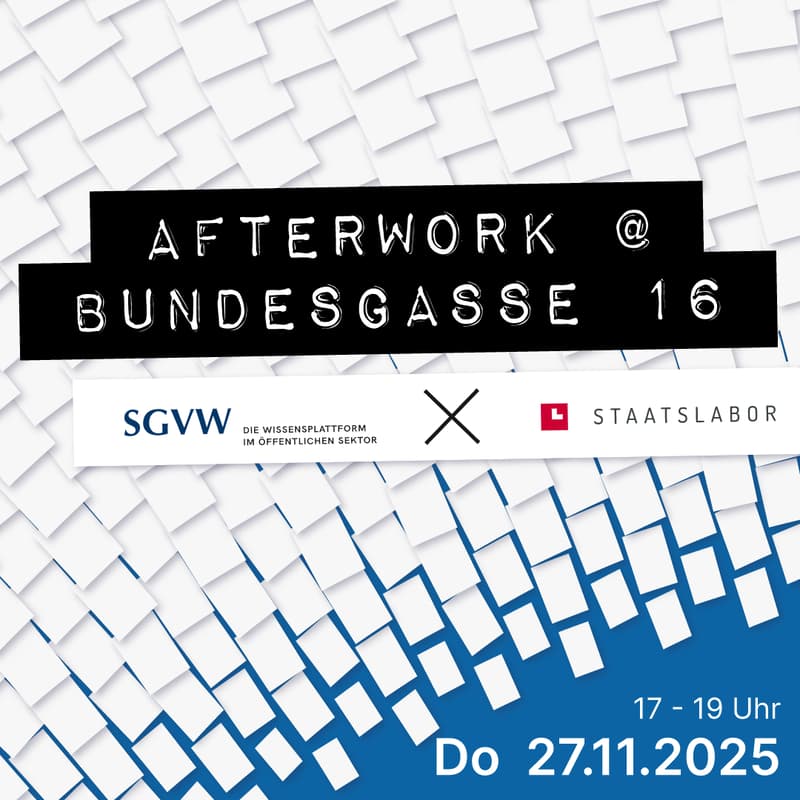 Cover Image for Afterwork-Event mit der SGVW & dem staatslabor