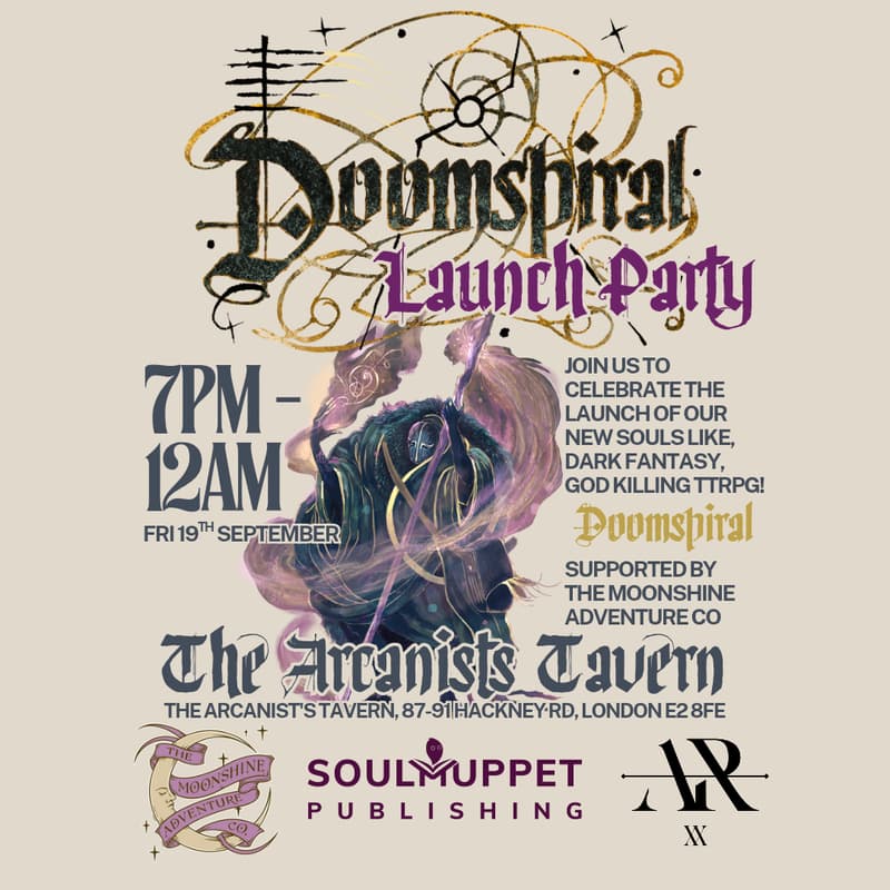 Cover Image for Doomspiral Launch Party