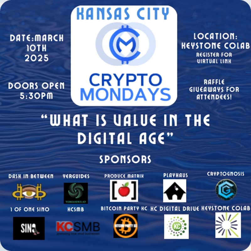 Cover Image for March CryptoMondays Kansas City