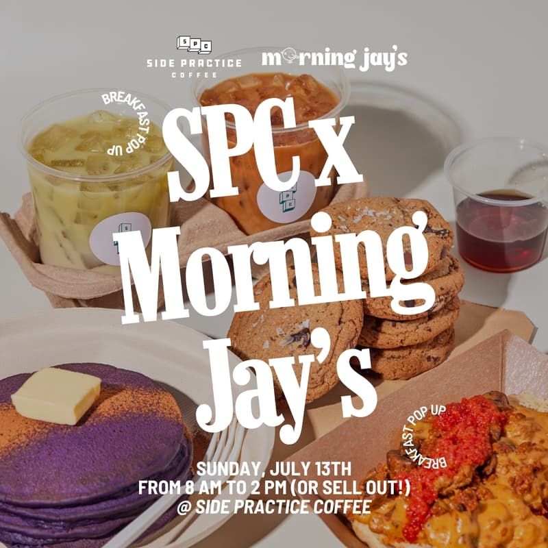 Cover Image for Morning Jay’s Pop Up @ Side Practice Coffee