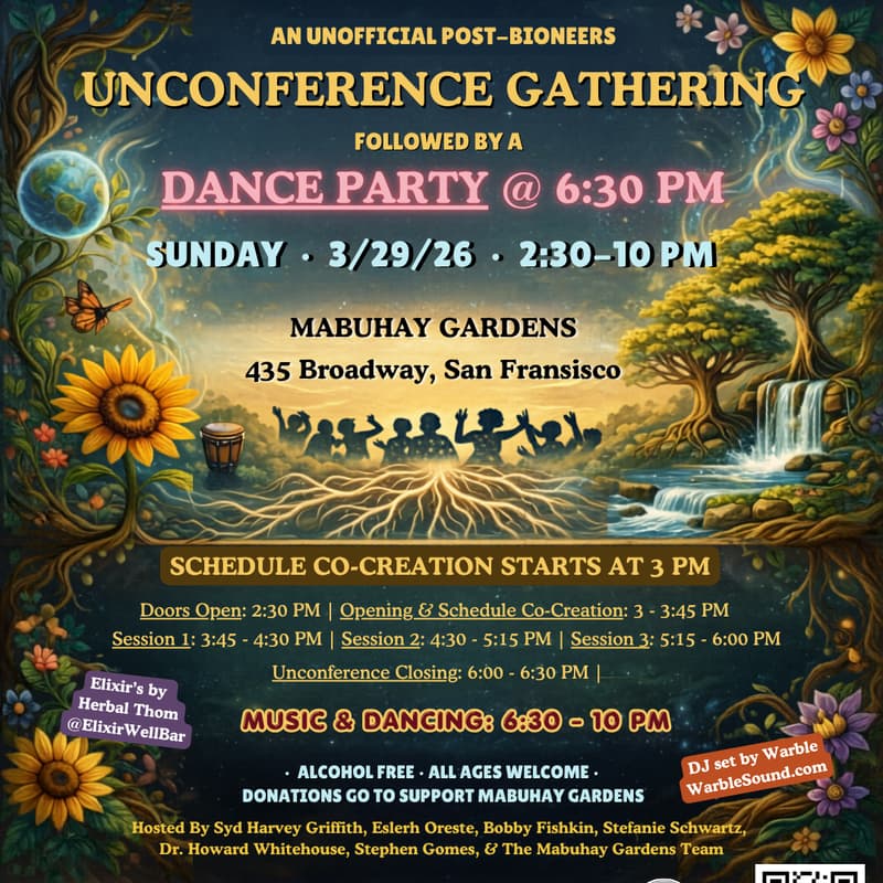 Cover Image for Planetary Party: Unofficial post-BIONEERS Dance & Gathering at Mabuhay Gardens