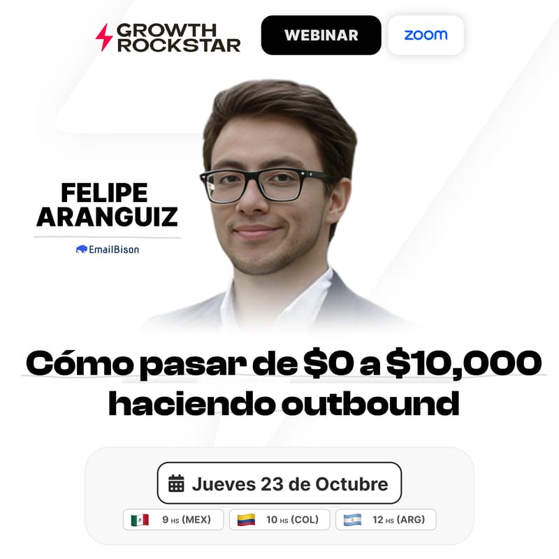 Cover Image for Felipe Aranguiz: Cómo pasar de $0 a $10,000 haciendo outbound