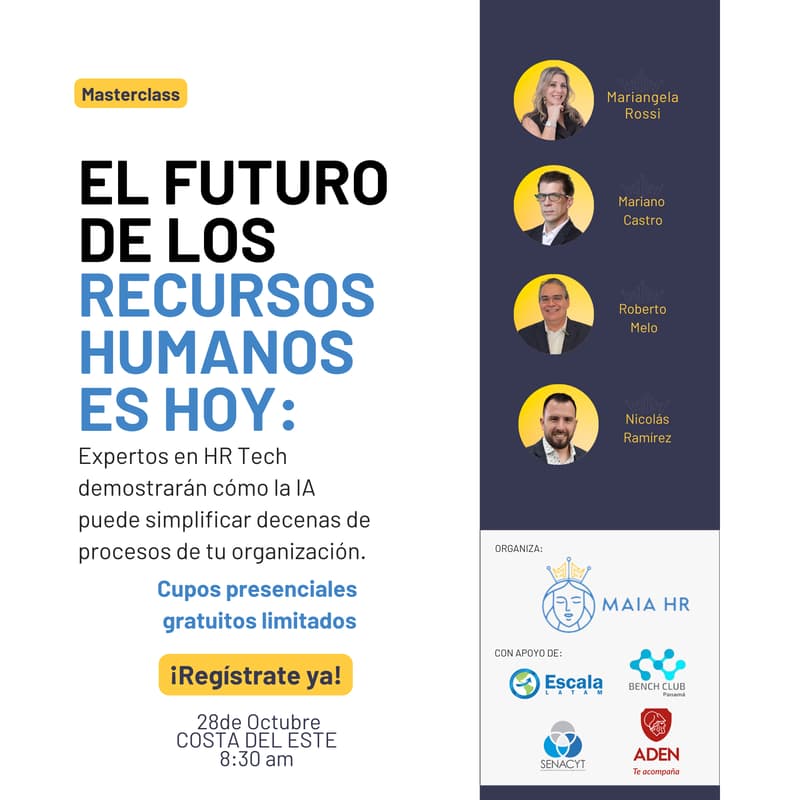 Foto de portada de Masterclass: "El Futuro de Recursos Humanos es Hoy: Cómo la IA Puede Redefinir tu Organización"