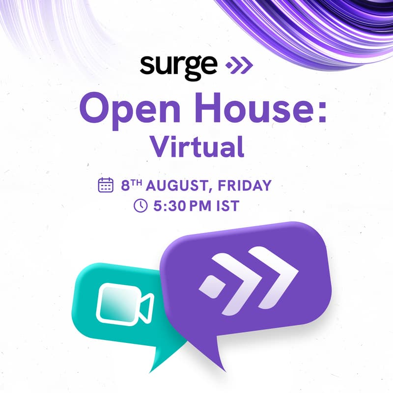 Cover Image for Surge Open House: Virtual 🚀