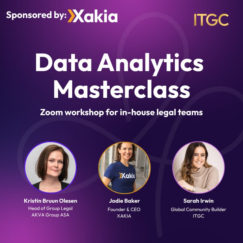 Cover Image for Webinar: Data Analytics Masterclass for In-house Legal Teams