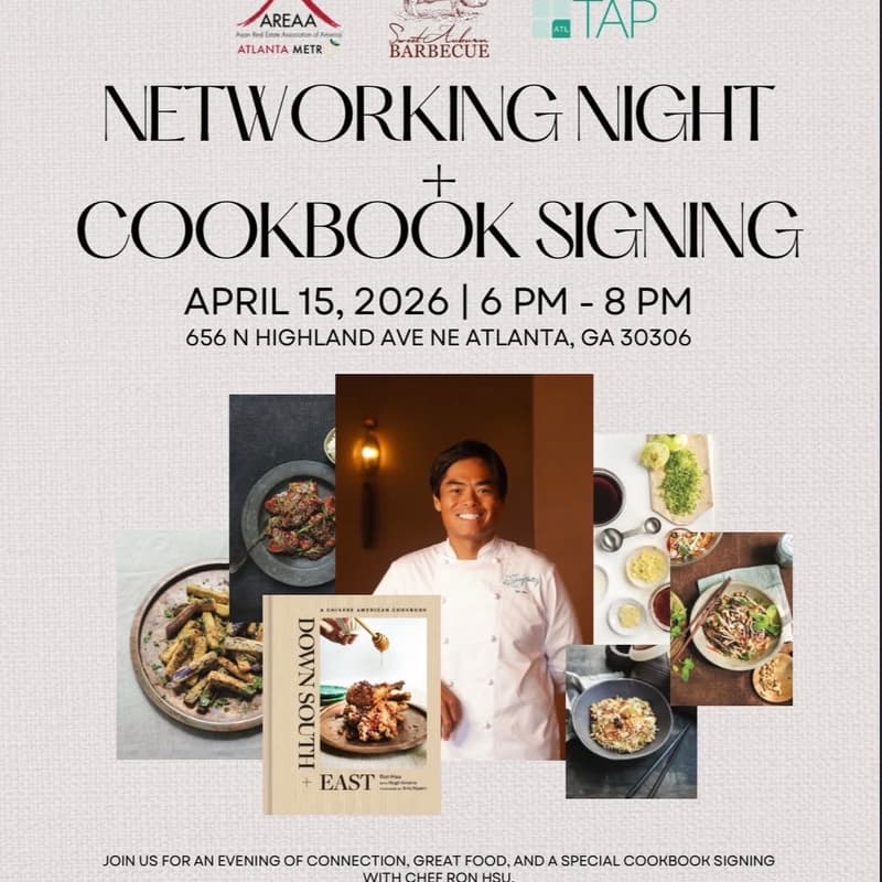 Cover Image for Networking Night with AREAA + Cookbook Signing