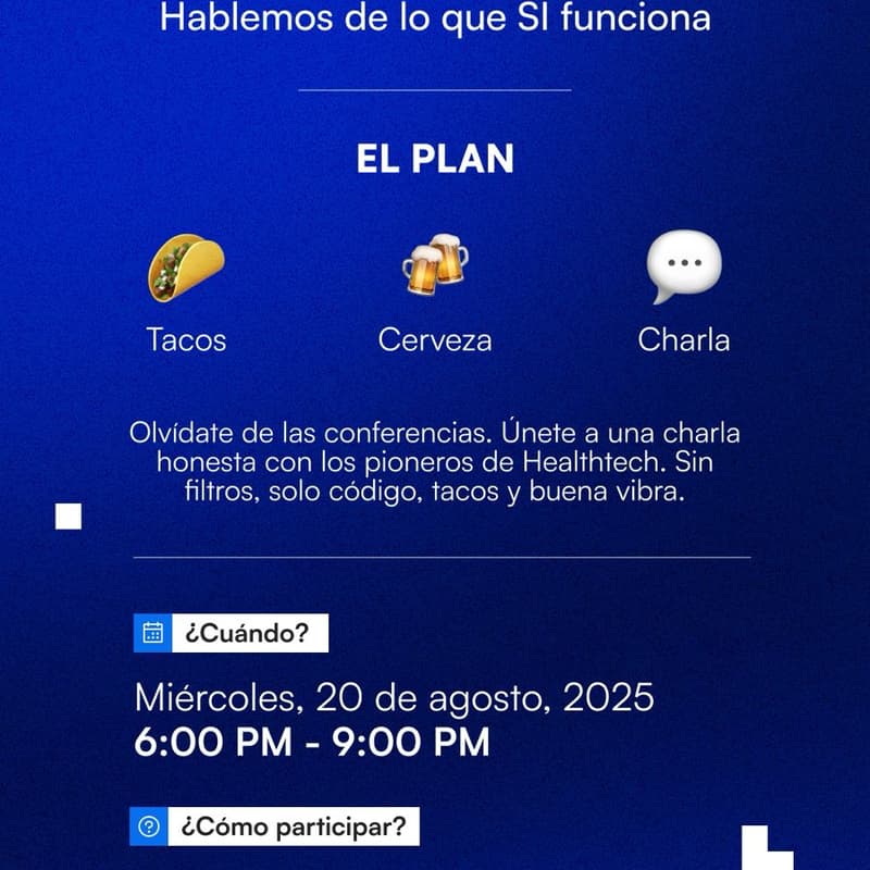 Cover Image for AI & Healthtech: Fundadores de la próxima revolución