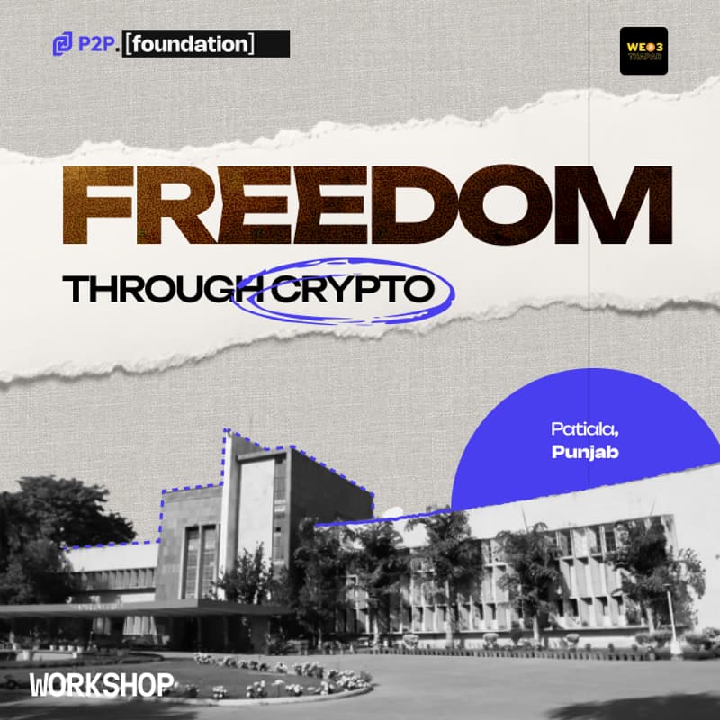 Cover Image for P2P.Foundation : Freedom Through Crypto (Patiala)