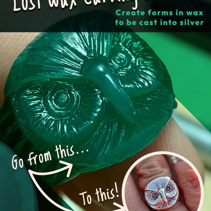 Cover Image for Weds evening lost wax carving - 24 June to 29 July