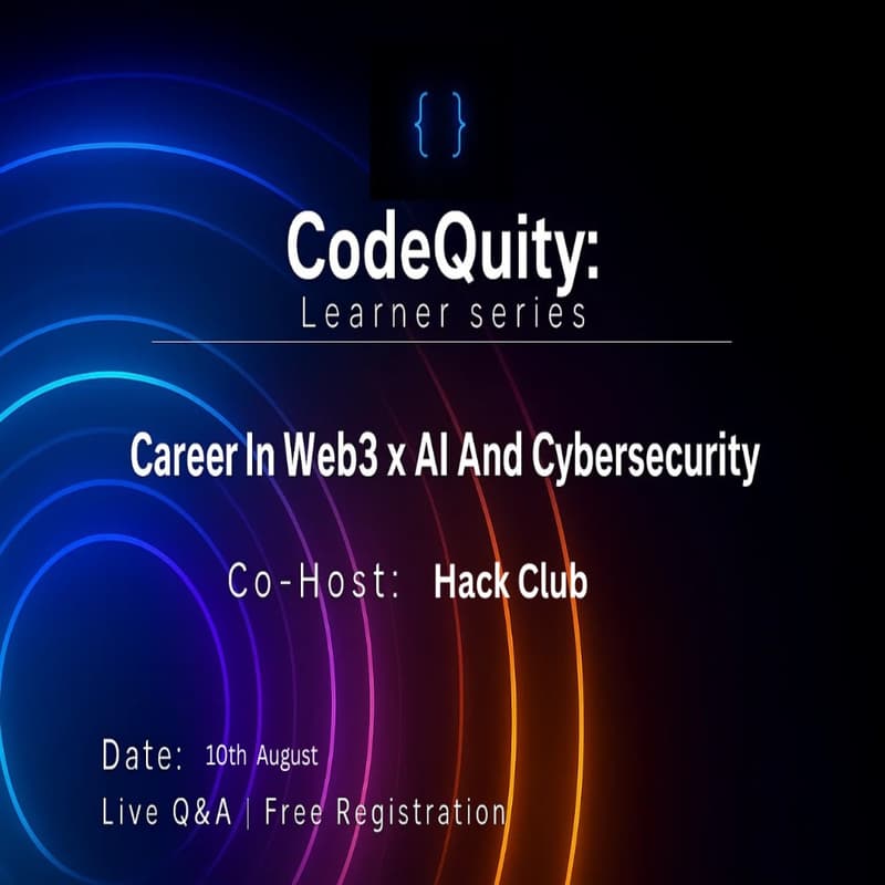 Cover Image for Career in WebxAI & Cybersecurity For Hack Club