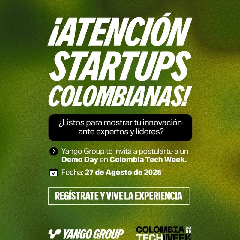 Cover Image for Demo Day by Yango Colombia & Colombia Tech Week