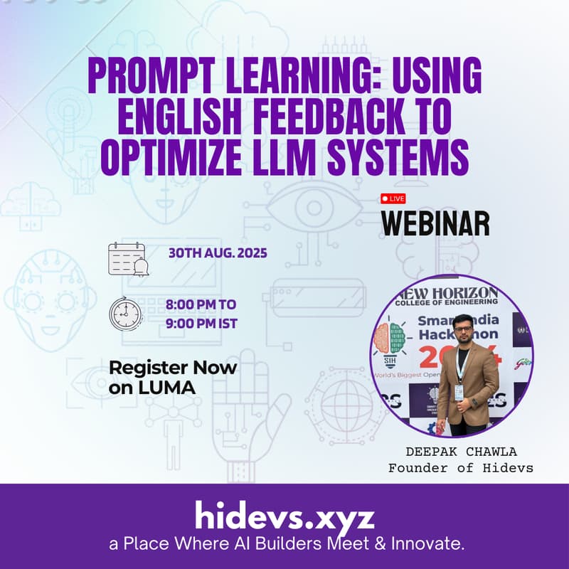 Cover Image for Prompt Learning: Using English Feedback to Optimize LLM Systems