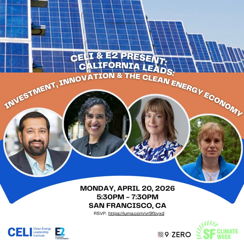 Cover Image for California Leads: Investment, Innovation & the Clean Energy Economy