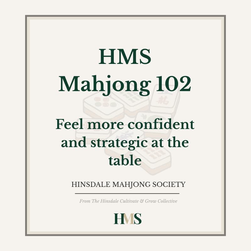 Cover Image for Hinsdale Mahjong Society Foundations: Mahjong 102