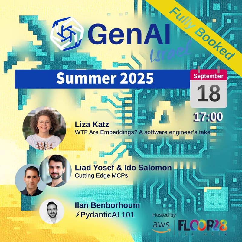 Cover Image for GenAI Israel - Summer 2025