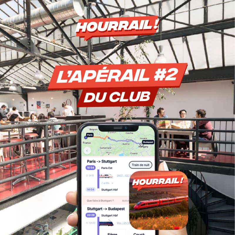 Cover Image for Lancement de notre app - Apérail #2 du Club HOURRAIL !