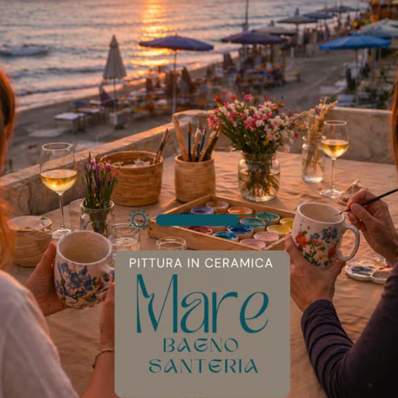 Immagine di copertina per AperiDecorazione Ceramica AL MARE 11 di Giugno