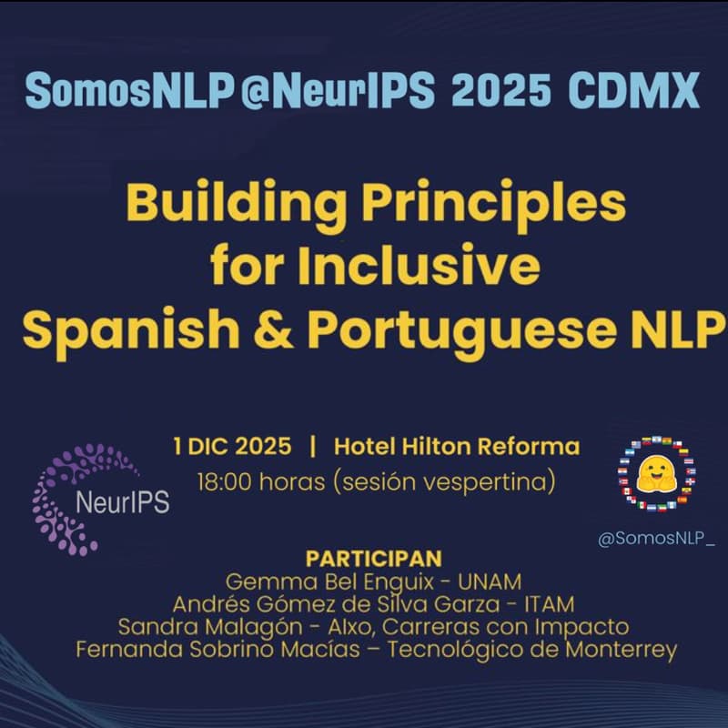 Cover Image for SomosNLP@NeurIPS 2025 CDMX