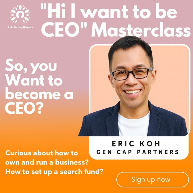 Cover Image for "Hi I want to be CEO" Masterclass