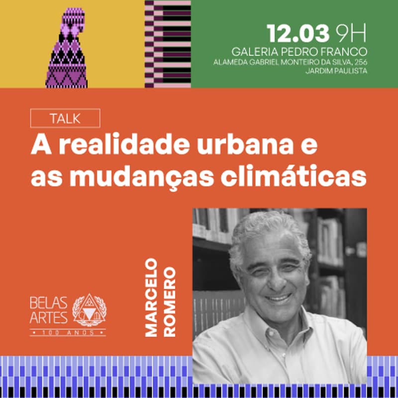 Cover Image for TALK COM MARCELO ROMERO - A realidade urbana e as mudanças climáticas