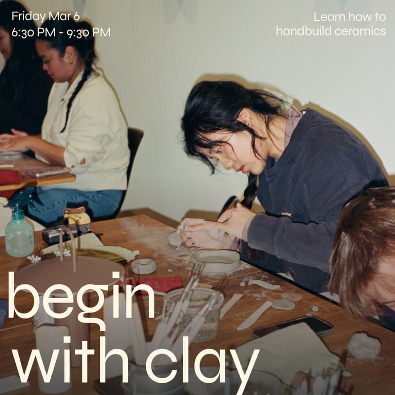 Cover Image for Begin with Clay: Intro to Handbuilding Pottery