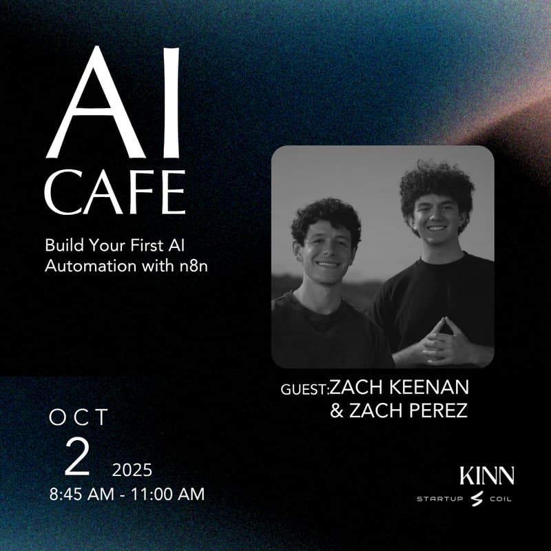 Cover Image for AI Cafe: Build Your First AI Automation with n8n